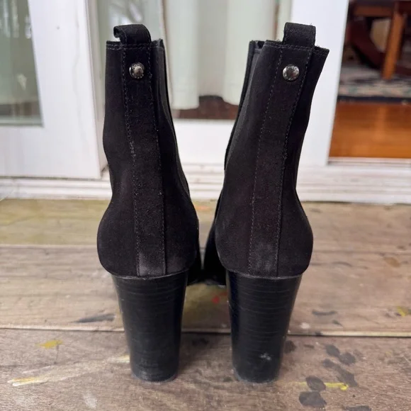 Coach Black Heeled Boots - Picture 8 of 11